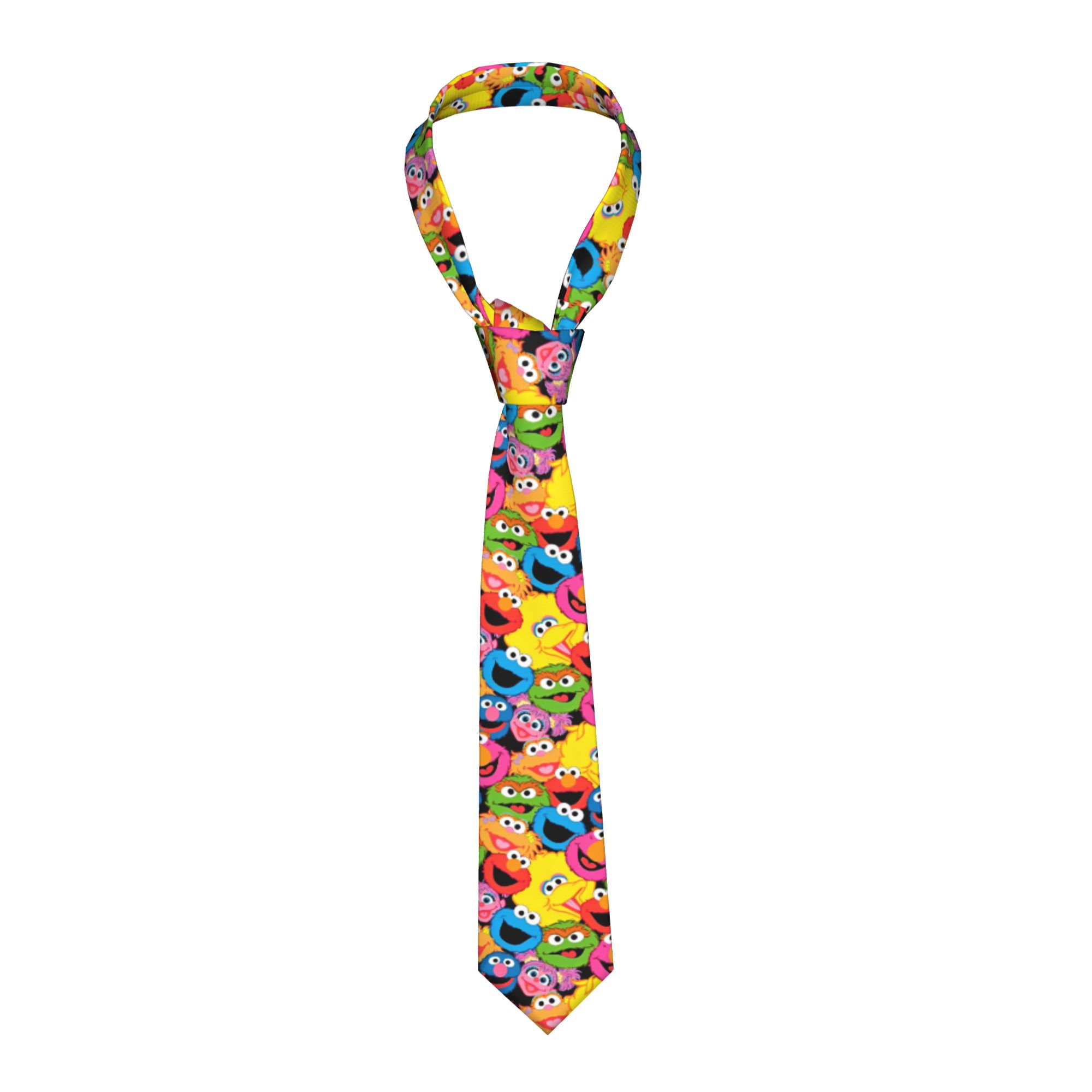 Men Accessories For Wedding - 세서미 스트리트 만화 코미디 넥타이 8cm