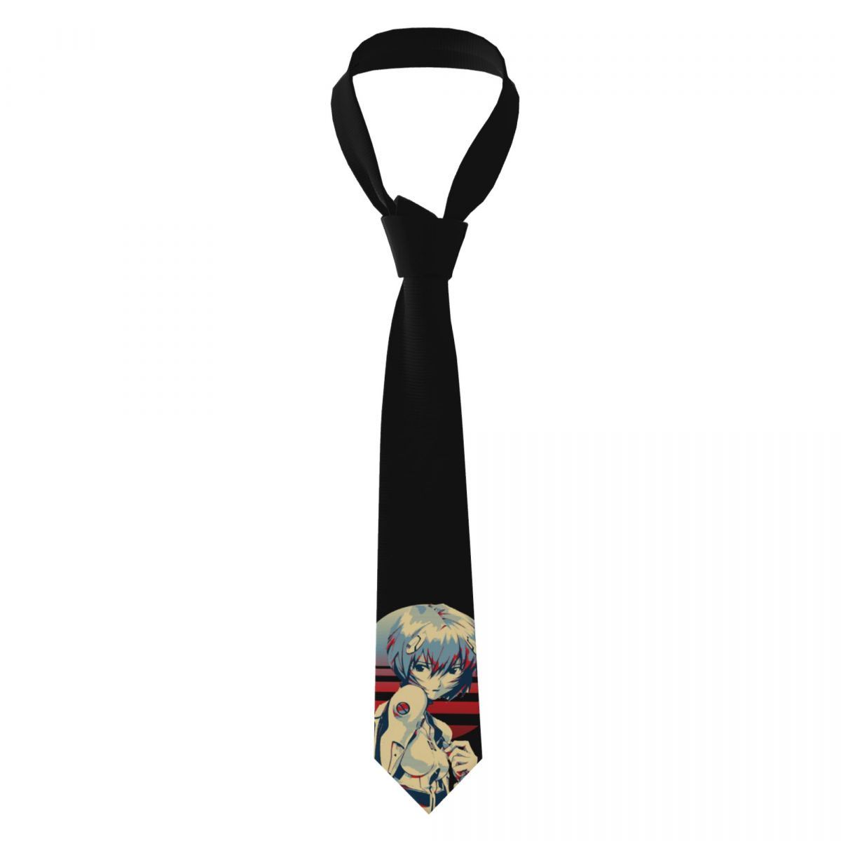 Men Accessories For Wedding - 레이 아야나미 클래식 넥타이 유니섹스 실크
