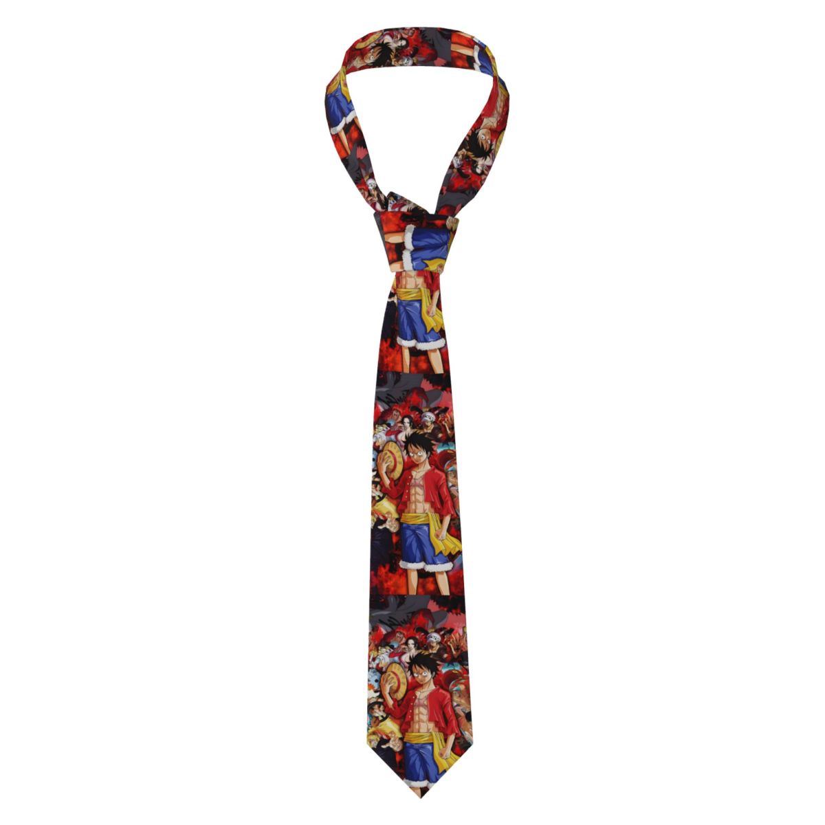 Men Accessories For Wedding - 커스텀 코믹 원피스 루피 넥타이 남성용