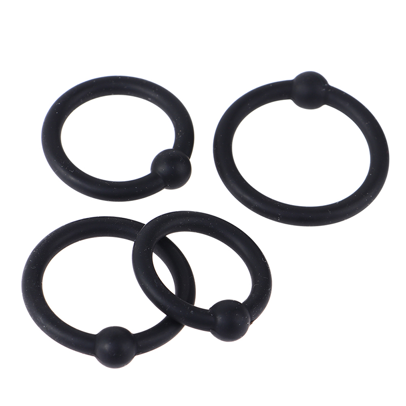Men Accessories Combo - 4Pcs 남성 페니스 링 크리스탈 딜레이