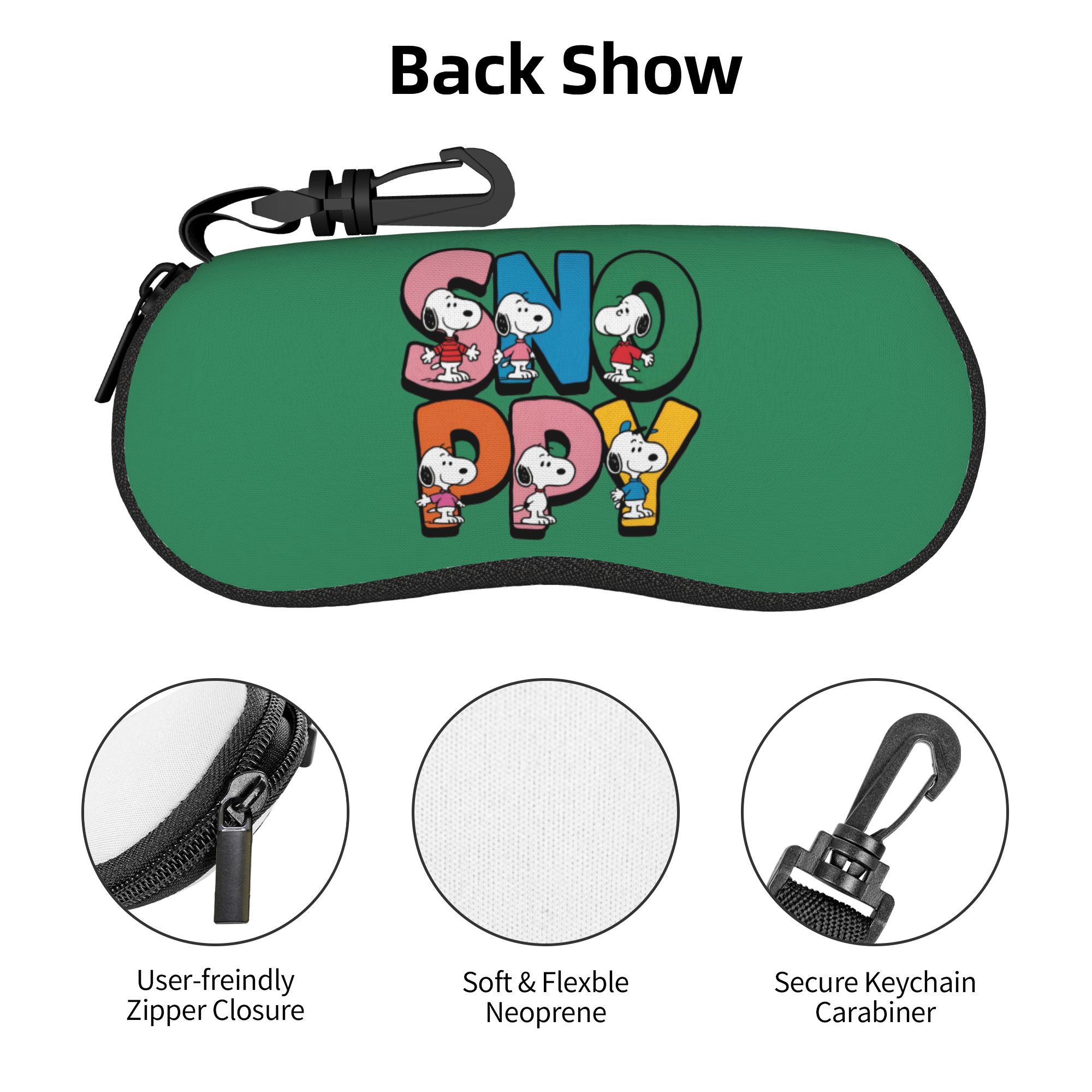 Men'S Accessories Glasses - S-스누피 애니메이션 개 쉘 안경 보호