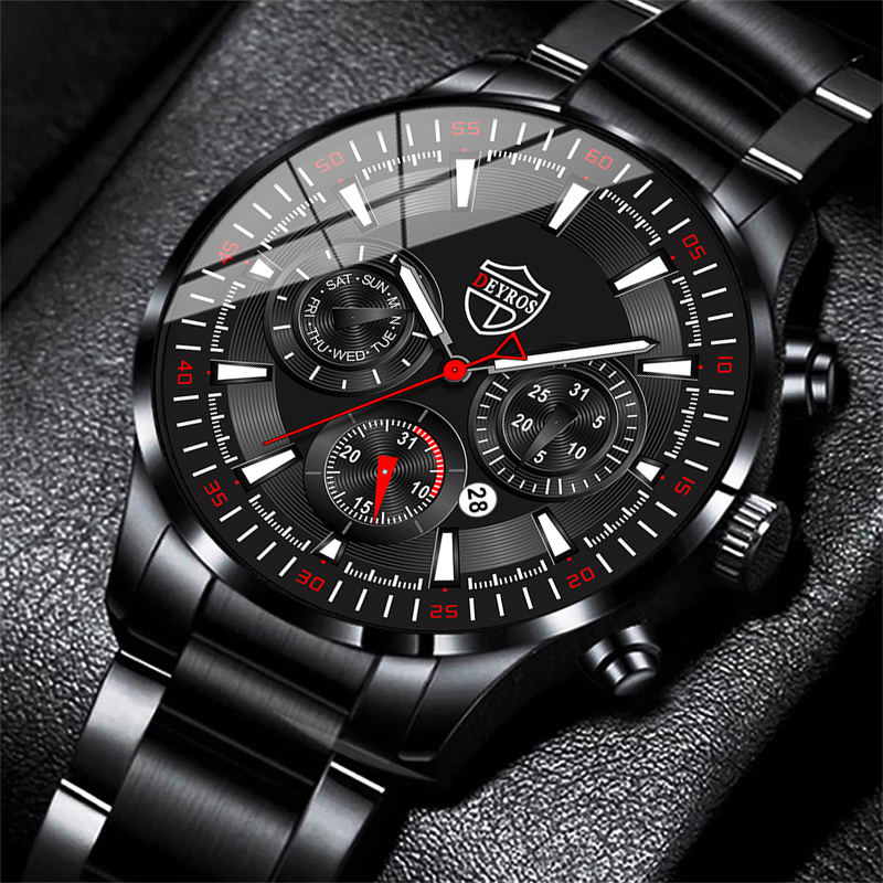 Men Accessories For Wrist - 패션 남성 시계 세트 럭셔리 남성