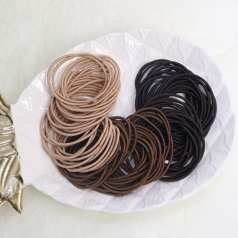 Men Accessories Kit - 100 개/대 헤어 넥타이 여성을위한 탄성
