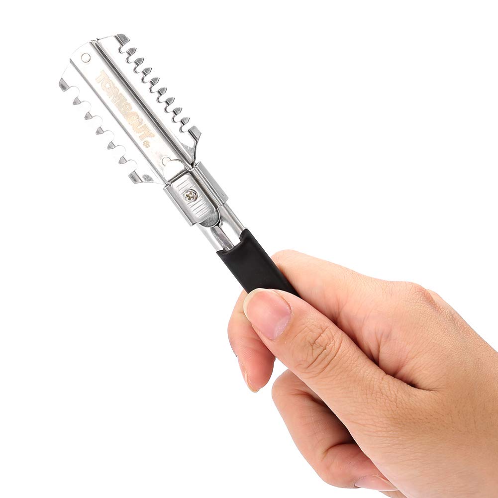 양날 면도 이발 면도기 칼 블레이드 수동 헤어 커팅 도 - Men Accessories Kit 리뷰 및 가격