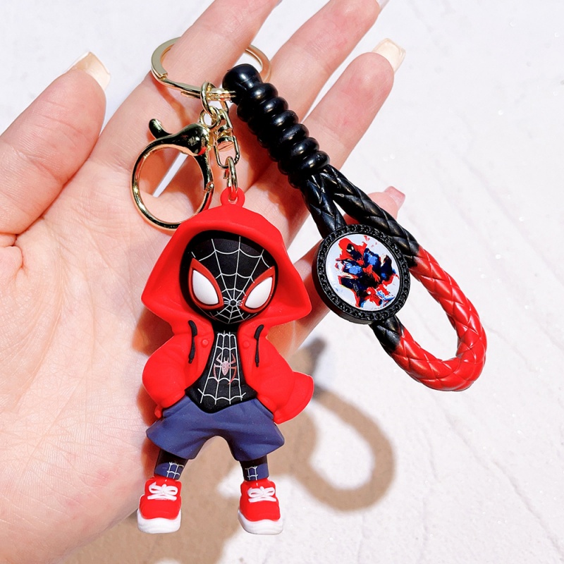 만화 스파이더맨 실리콘 키체인 마블 슈퍼히어로 가방 펜 - Men Accessories Pendant 리뷰 및 가격
