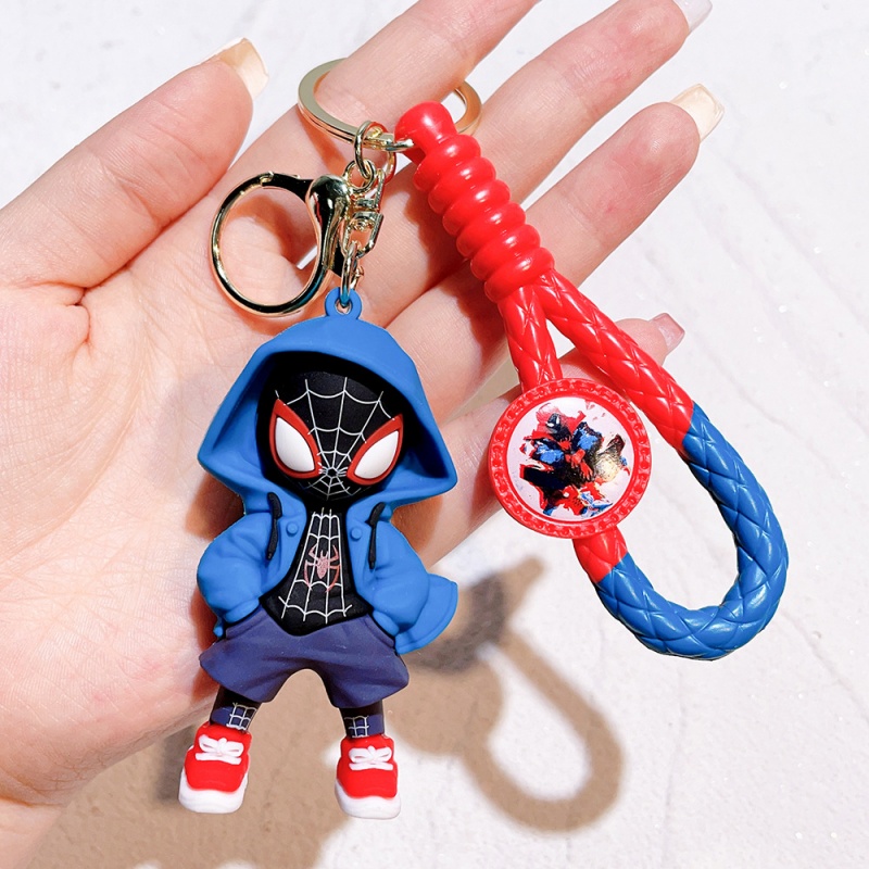 만화 스파이더맨 실리콘 키체인 마블 슈퍼히어로 가방 펜 - Men Accessories Pendant 리뷰 및 가격