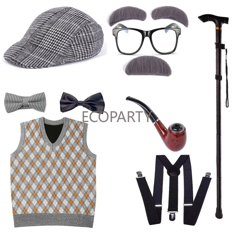 2024년 신규 어린이 100일 학교 소년 할로윈 할아 - Men'S Accessories Glasses 리뷰 및 가격