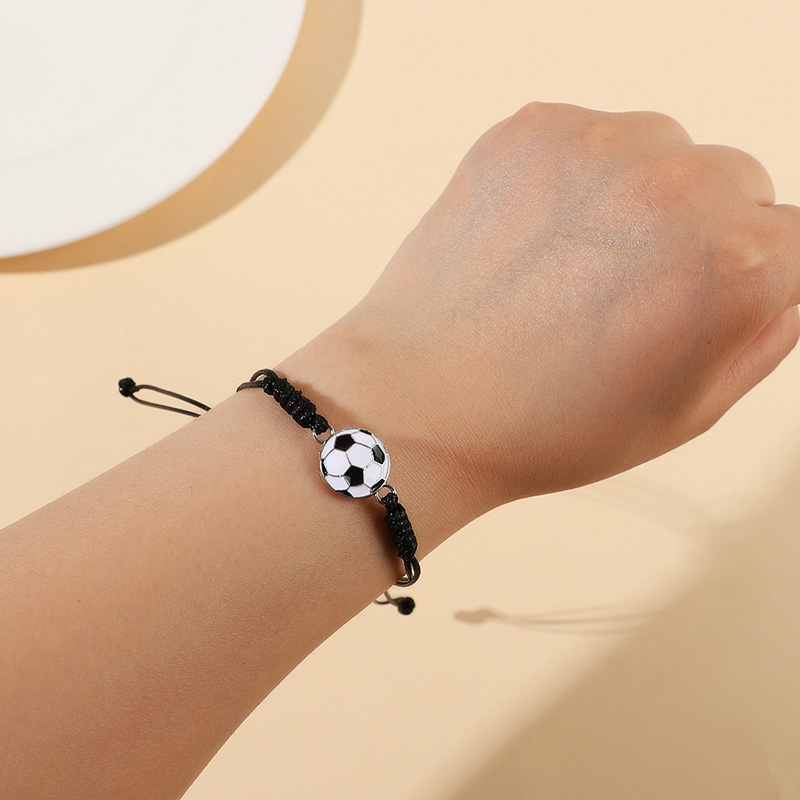 5/10Pcs 손으로 짠 축구 팔찌 여성을위한 조절 가 - Men Accessories For Wrist 리뷰 및 가격