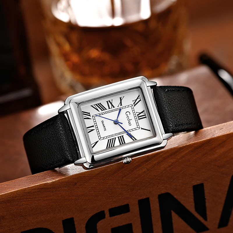 새로운 패션 럭셔리 디자이너 직사각형 다이얼 쿼츠 시계 - Men Accessories For Wrist 리뷰 및 가격