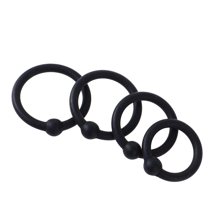 4Pcs 남성 페니스 링 크리스탈 딜레이 콕링 실리콘  - Men Accessories Combo 리뷰 및 가격
