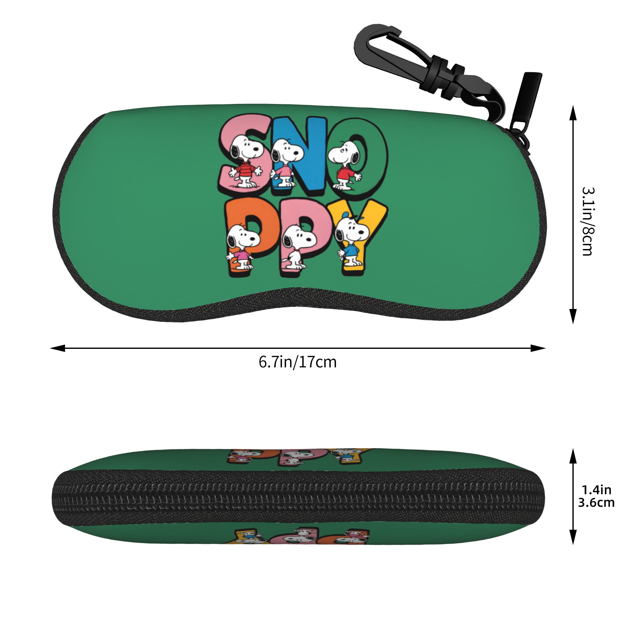 S-스누피 애니메이션 개 쉘 안경 보호 케이스 여성 남 - Men'S Accessories Glasses 리뷰 및 가격