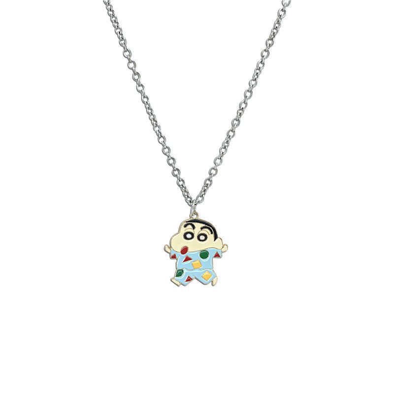 크레용 신짱 만화 목걸이 귀여운 일본식 베스트 프렌드  - Men Accessories Pendant 리뷰 및 가격