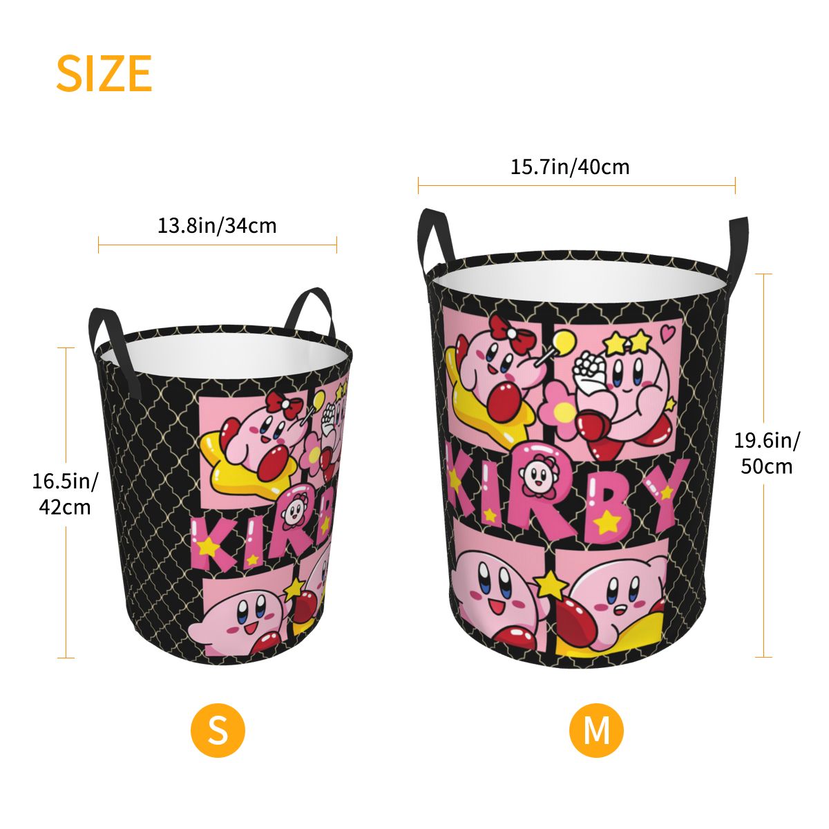 애니메이션 K-Kirbys 세탁 바구니 대형 보관 바구 - Men Accessories Hamper 리뷰 및 가격