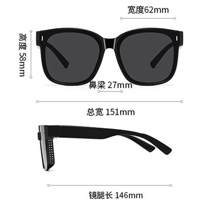 남성 여성 편광 TR90 커버 선글라스 안경 위에 착용 - Men'S Accessories Glasses 리뷰 및 가격
