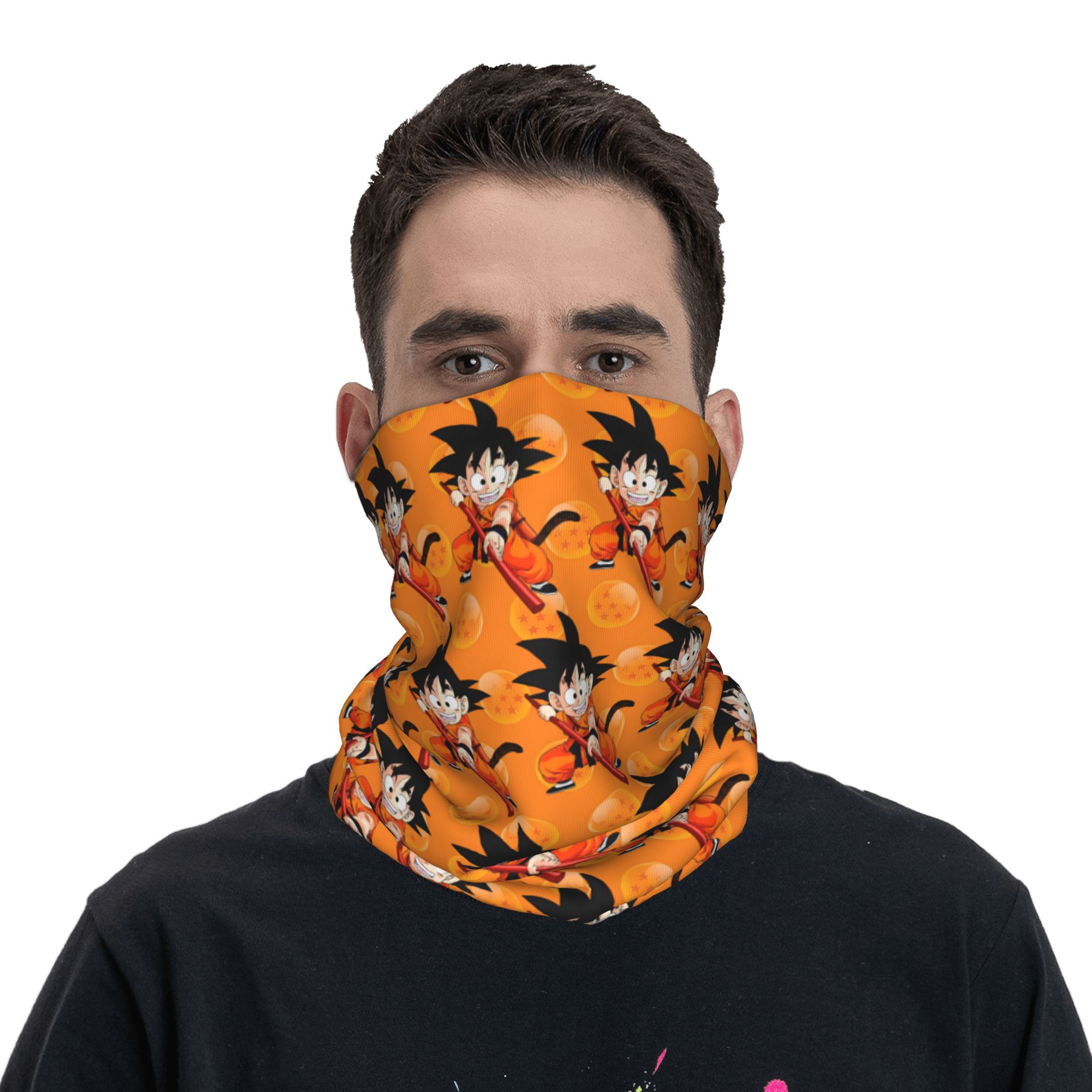 커스텀 손오공 애니메이션 반다나 넥 게이터 방풍 페이스 - Men Accessories For Neck 리뷰 및 가격