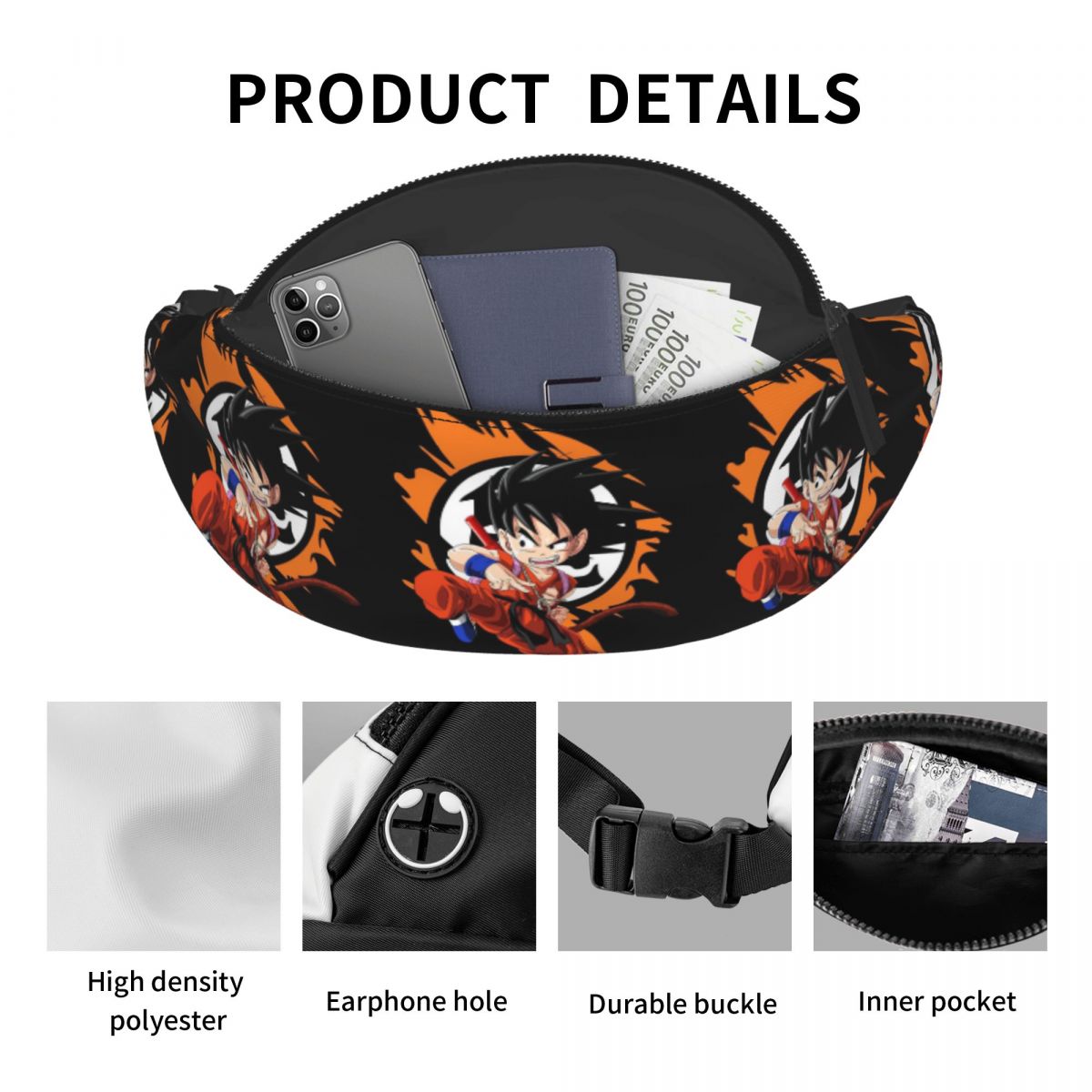 커스텀 손오공 Z 패니팩 남녀공용 애니메이션 드래곤볼Z - Men Accessories Kit 리뷰 및 가격