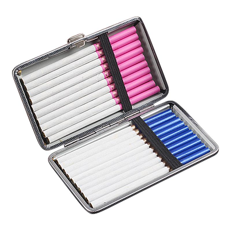 남성용 PU 가죽 담배 박스, 컴팩트 흡연자 주석 포켓 - Men Accessories Gadgets 리뷰 및 가격