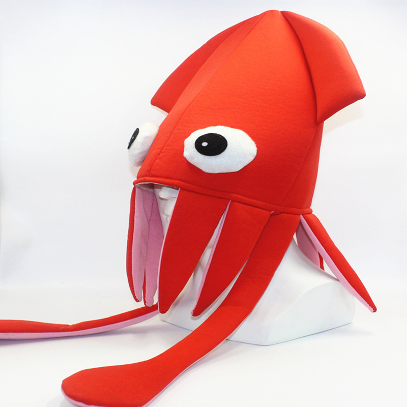 남성 여성 패션 재미 오징어 의상 액세서리 부드러운 천 - Men Accessories For Beach 리뷰 및 가격