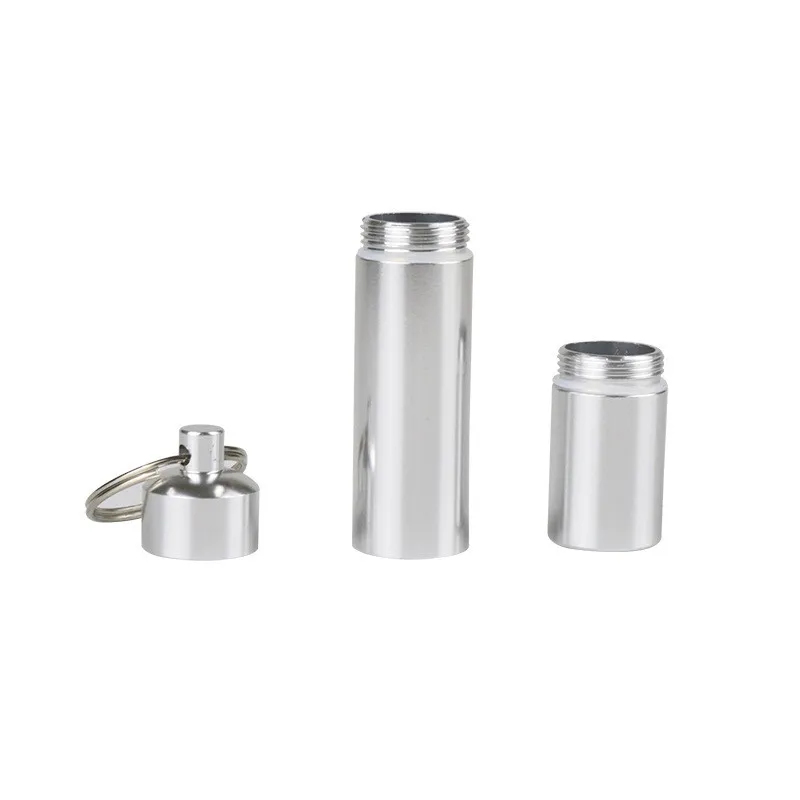 1/2pcs 실버 알루미늄 합금 담배 상자 방수 담배  - Men Accessories Gadgets 리뷰 및 가격