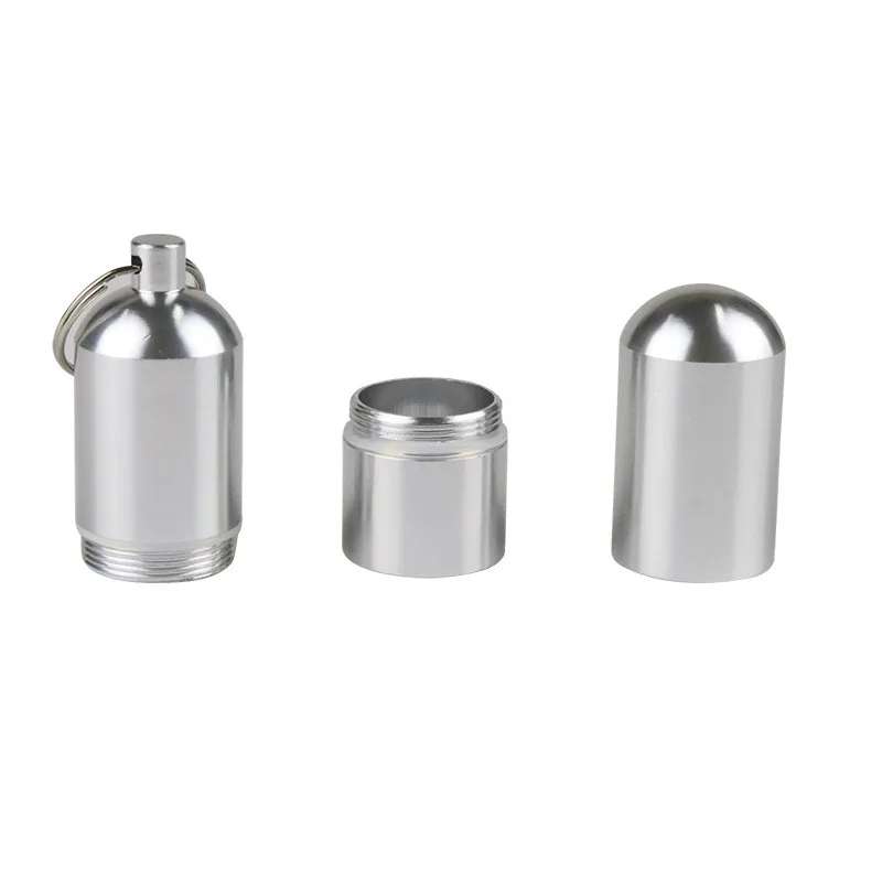1/2pcs 실버 알루미늄 합금 담배 상자 방수 담배  - Men Accessories Gadgets 리뷰 및 가격