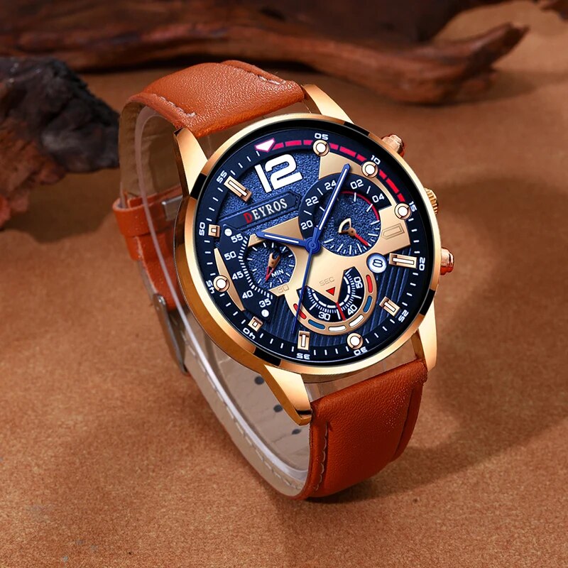 남성용 패션 달력 시계, 럭셔리 남성 비즈니스 캐주얼  - Men Accessories For Wrist 리뷰 및 가격