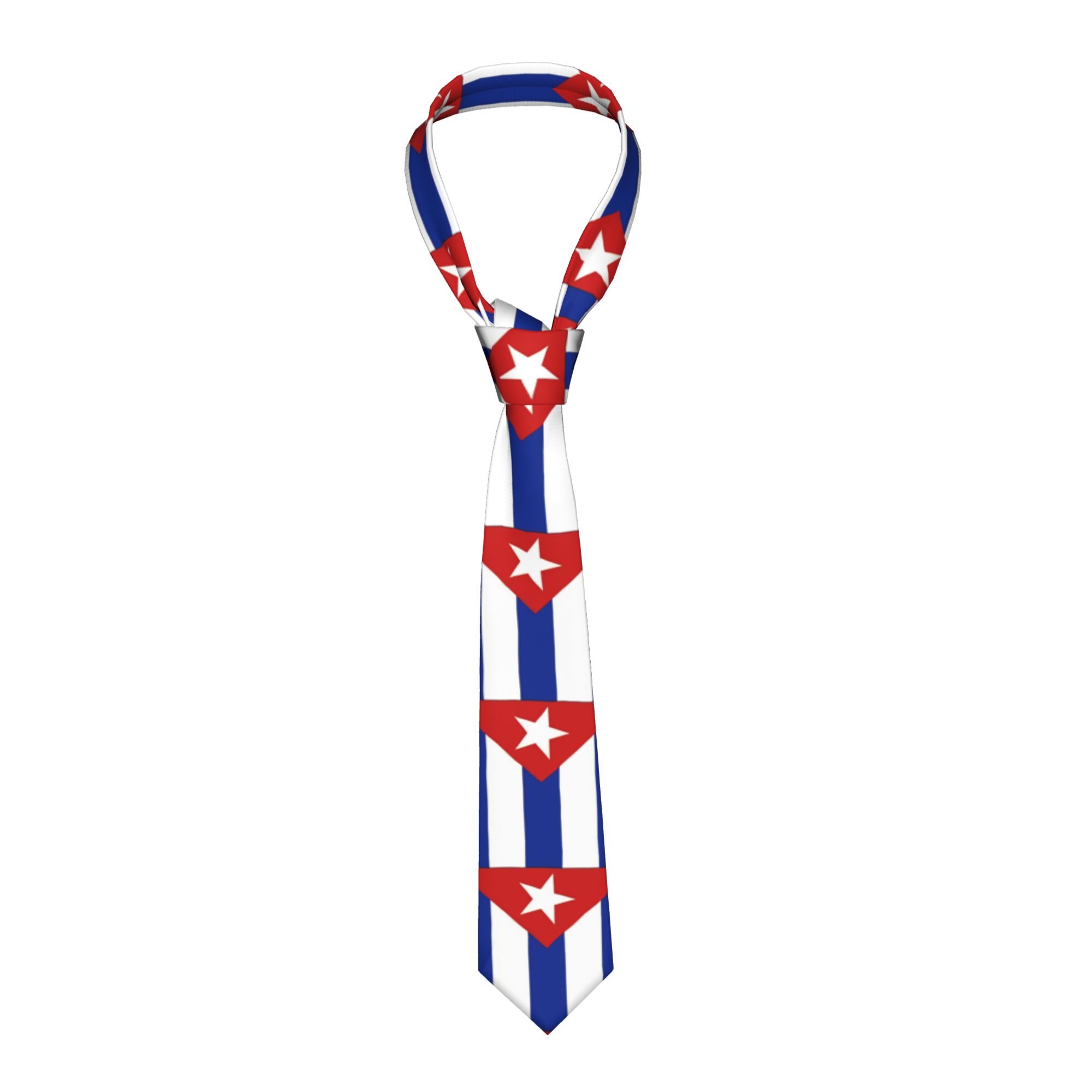 쿠바 국기 대담한 디자인 넥타이 그래픽 넥타이 귀여운  - Men Accessories For Neck 리뷰 및 가격