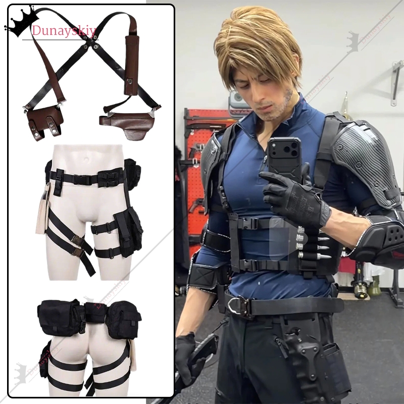 판타지아 레온 스콧 코스프레 의상 허리벨트 홀스터 게임 - Men Accessories Korea 리뷰 및 가격