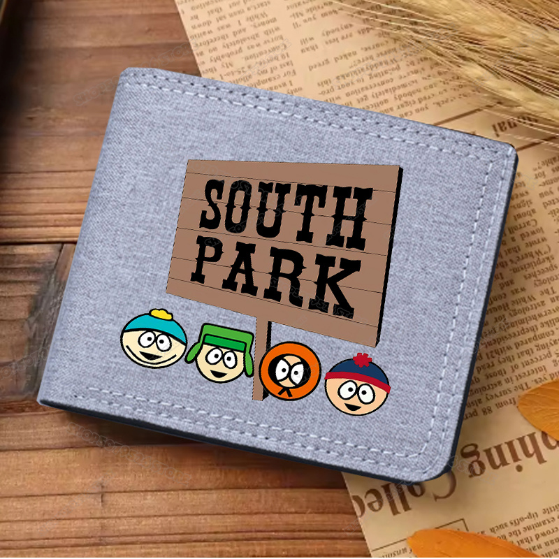 사우스 파크 남성용 짧은 지갑 재미있는 만화 캔버스 동 - Coin Holder Men 리뷰 및 가격