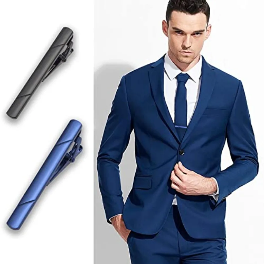 남성용 넥타이 클립 4개 세트, 선물 상자 포함, 정장 - Men Accessories For Gift 리뷰 및 가격