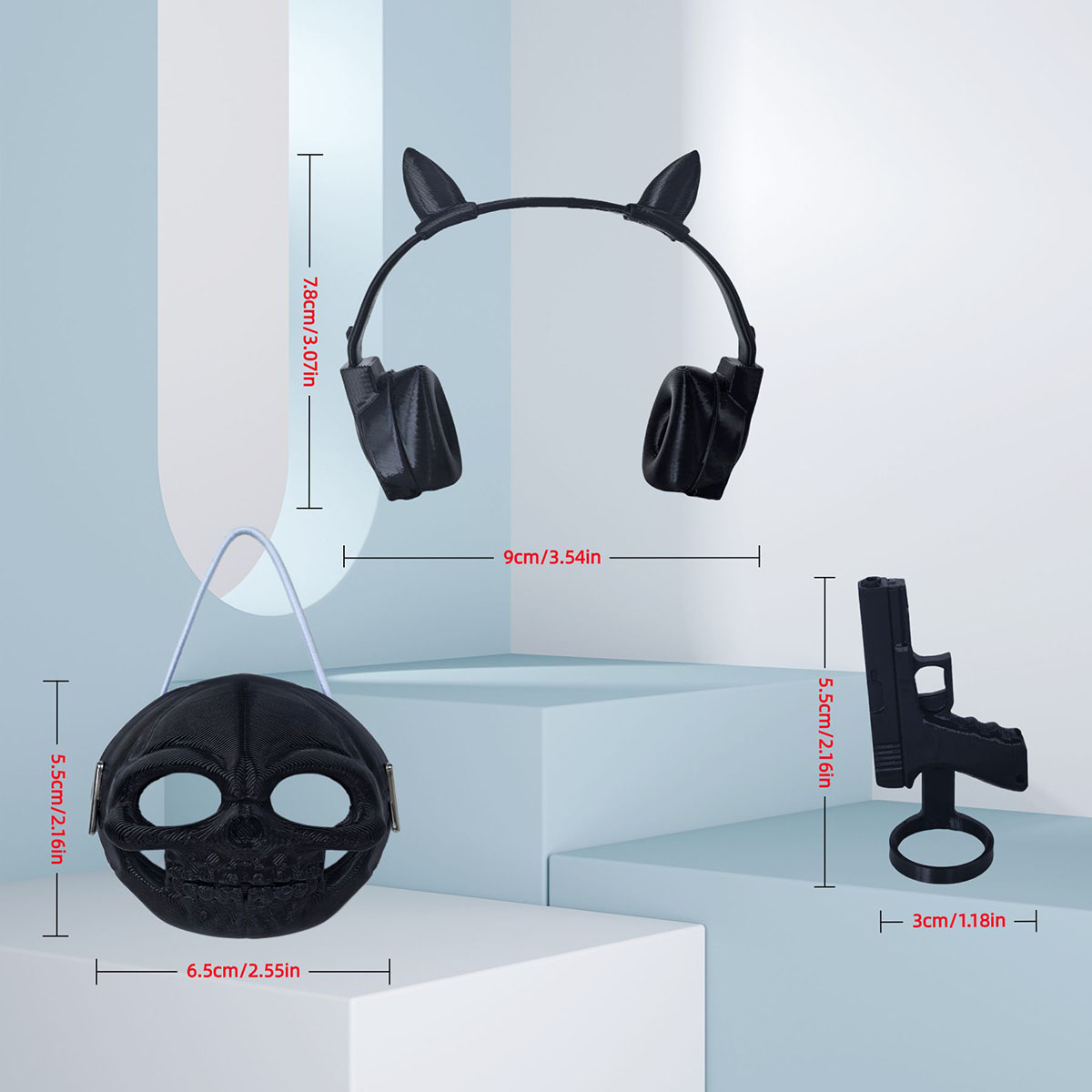 봉제 인형 재미 있은 키트-크리 에이 티브 마스크 헤드 - Men Accessories Combo 리뷰 및 가격