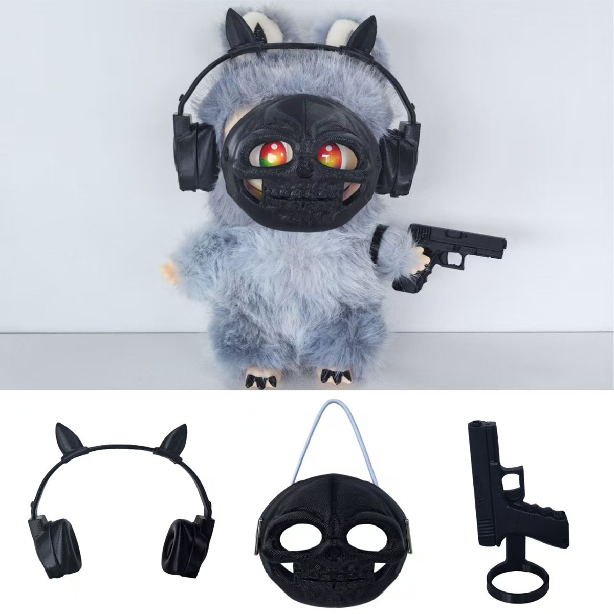 봉제 인형 재미 있은 키트-크리 에이 티브 마스크 헤드 - Men Accessories Combo 리뷰 및 가격