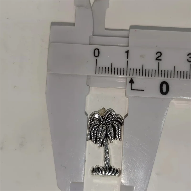 창의적인 실버 코코넛 나무 DIY 합금 배지 (ZP 조 - Men Accessories Gadgets 리뷰 및 가격
