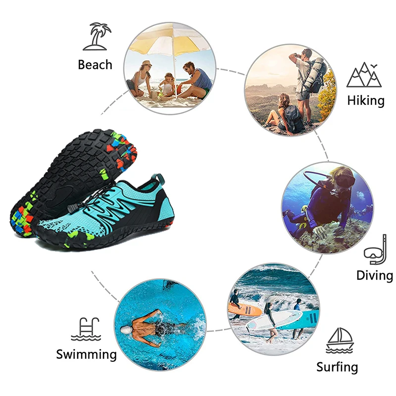 남녀공용 워터 슈즈, 빠른 건조 아쿠아 슈즈, 배수 웨 - Men Accessories For Beach 리뷰 및 가격