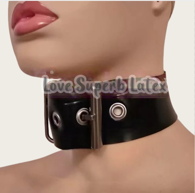 0.4mm 섹시 라텍스 넥 초커 고무 페티쉬 여성 남성 - Men Accessories For Neck 리뷰 및 가격