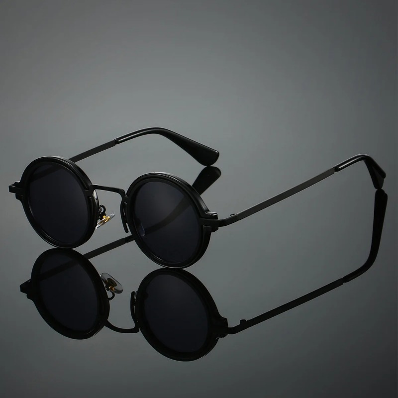 남성용 새로운 레트로 금속 라운드 프레임 선글라스 고품 - Men'S Accessories Glasses 리뷰 및 가격